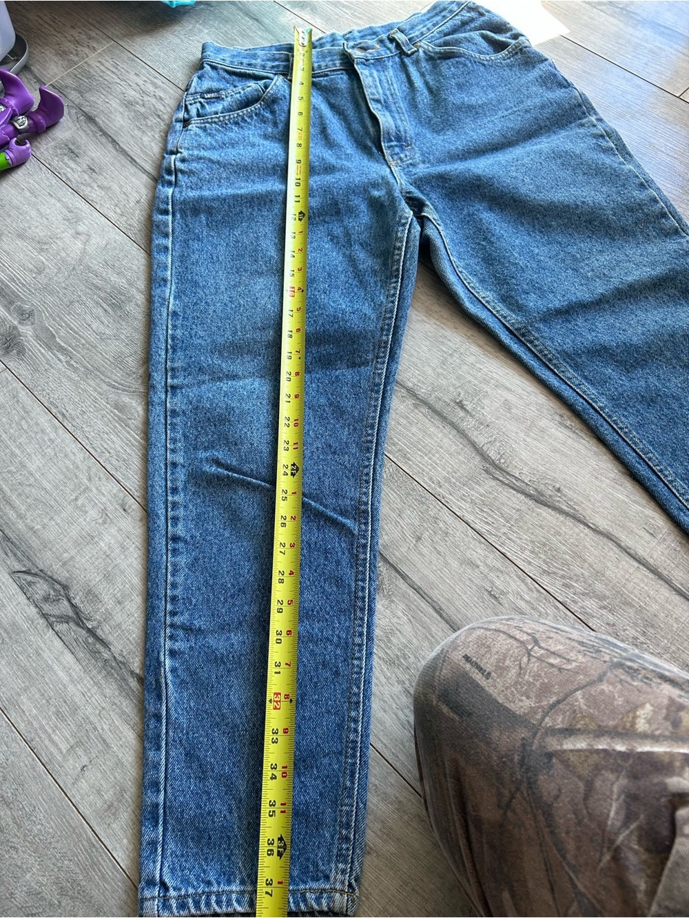Lee Rider’s Vintage Blue Denim Jeans - Picture 2 of 10